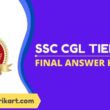 SSC CGL Tier I Final Answer Key 2021