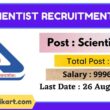BIS Scientist Recruitment 2022