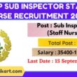 ITBP Sub Inspector Staff Nurse Recruitment 2022