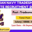 Indian Navy Tradesman Mate Recruitment 2022