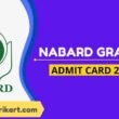 NABARD Grade A Admit Card 2022