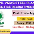 RINL Vizag Steel Plant Apprentice Recruitment 2022