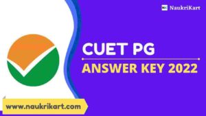CUET PG Answer Key 2022