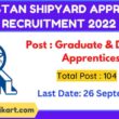 Hindustan Shipyard Apprentice Recruitment 2022