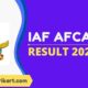 IAF AFCAT 2 Result 2022 Declared