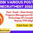 IDBI Various Post Recruitment 2022