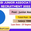 SBI Junior Associate Recruitment 2022