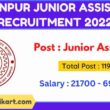 IIT Kanpur Junior Assistant Recruitment 2022