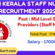 NHM Kerala Staff Nurse Recruitment 2022