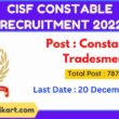 CISF Constable Recruitment 2022