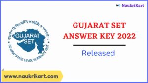 Gujarat SET Answer Key 2022