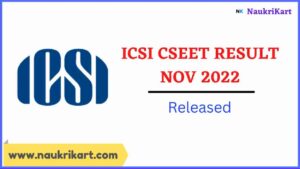 ICSI CSEET Result