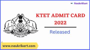 KTET Admit Card 2022