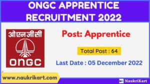 ONGC Apprentice Recruitment 2022