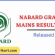 NABARD Grade A Mains Result 2022