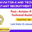 NTRO Aviator-II and Technical Assistant Recruitment 2022