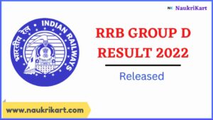 RRB Group D Result 2022