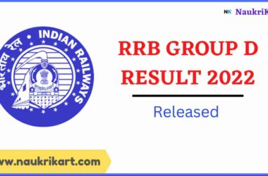 RRB Group D Result 2022