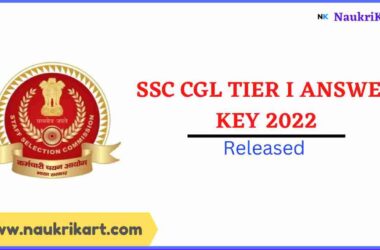 SSC CGL Tier I Answer Key 2022