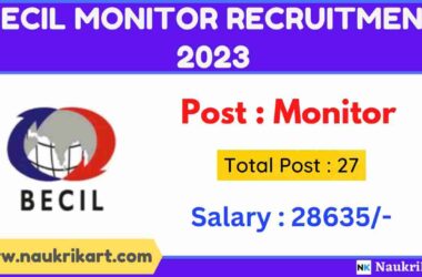 BECIL Monitor Recruitment 2023