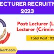 CBI Lecturer Recruitment 2023