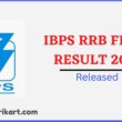 IBPS RRB Final Result 2022