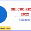 SBI CBO Result 2022