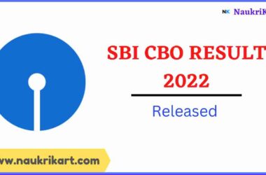 SBI CBO Result 2022