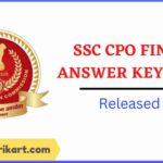 SSC CPO Final Answer Key 2022