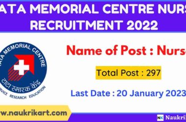 Tata Memorial Centre Nurse Recruitment 2022