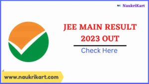 JEE Main Result 2023