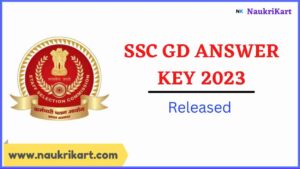 SSC GD Answer Key 2023