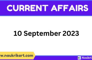 current affairs 10 September 2023