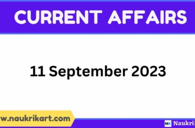 current affairs 11 september 2023