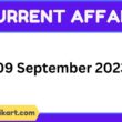 Current affairs 09 September 2023