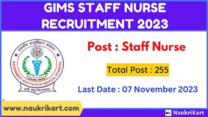 GIMS staff nurse recruitment 2023