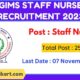 GIMS staff nurse recruitment 2023