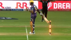 sunil naraine hit wicket controversy