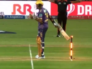 sunil naraine hit wicket controversy