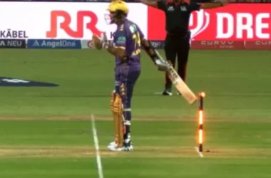sunil naraine hit wicket controversy
