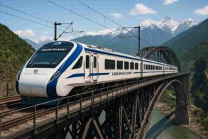 Vande Bharat Reaches Kashmir
